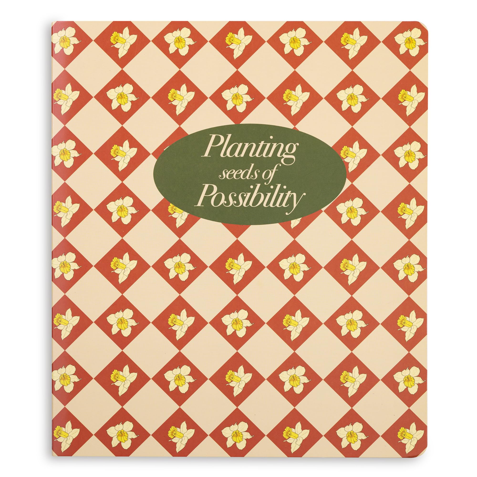 ban.do Water Proof Notebook with 146 Perforated Pages, 10" x 8.5" Concealed Spiral Journal with Interior Pocket, Planting Seeds of Possibility