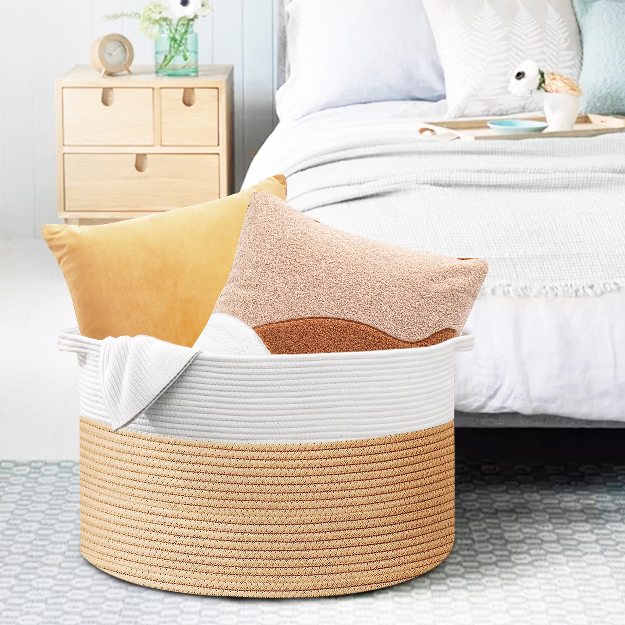 リメイク 木製バスケット特大サイズ リメイク 木製バスケット特大