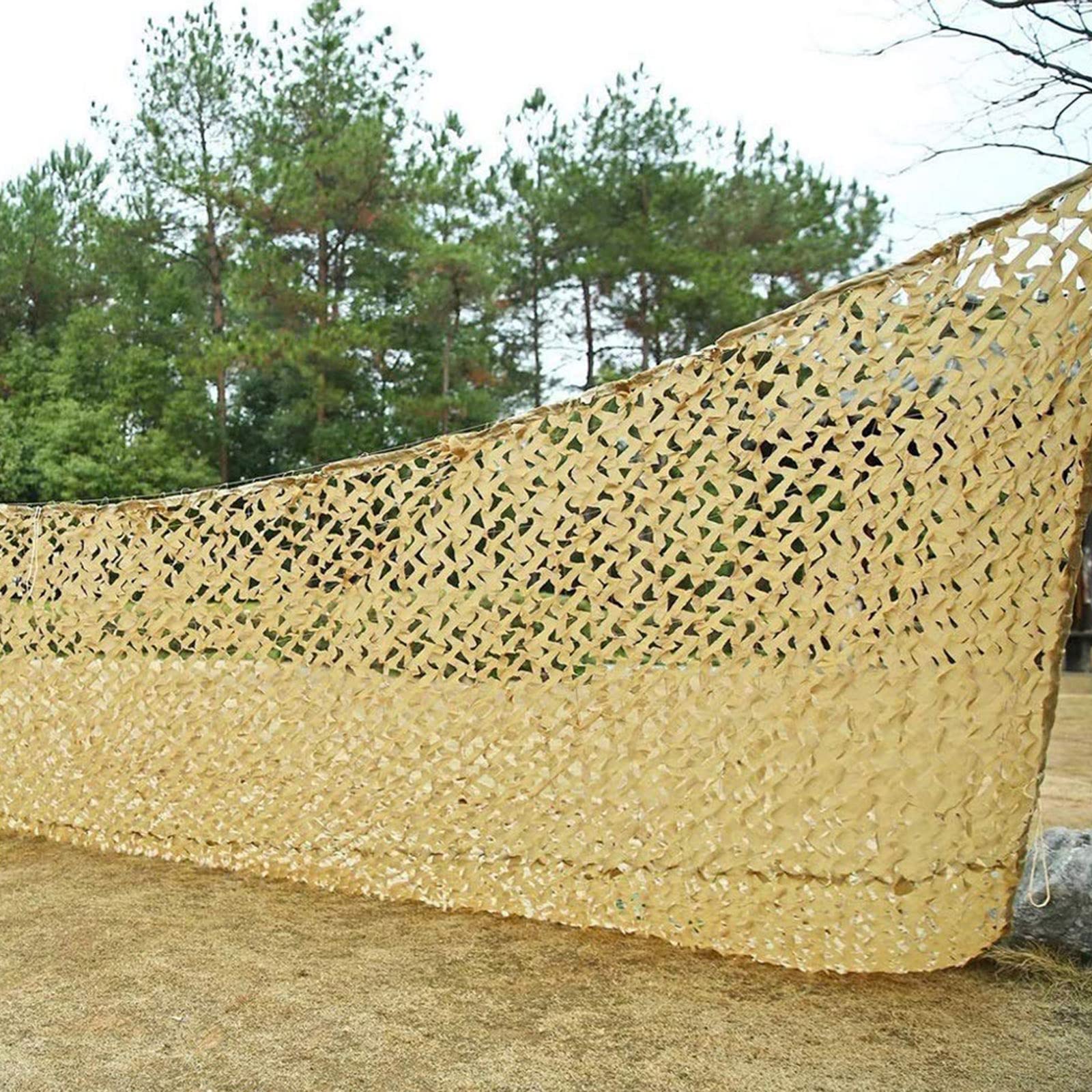 Oudini 2*4M/6.6*13Ft Camouflanet, Military Camouflanetting Sunscreen Net For Hunting Blind Shooting, Hunting Hide/Shooting Hide/Camping Shelters/2 * 4M/6.6 * 13Ft