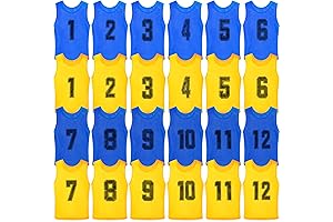 24 Pack Team Practice Jerseys for Basketball and Soccer Workouts