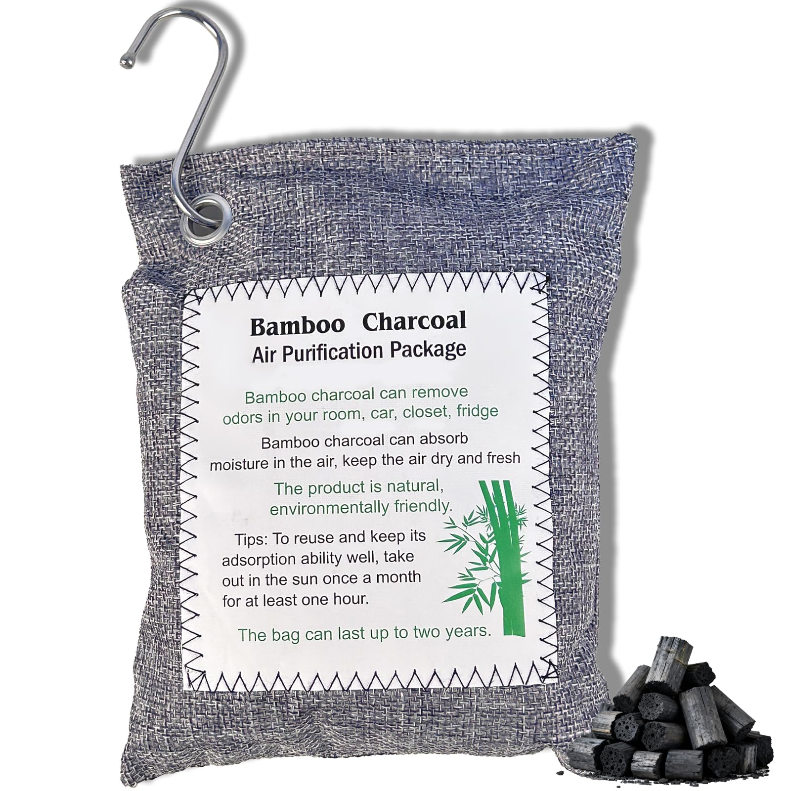 Bamboo Charcoal Air Purifying Bag 200g