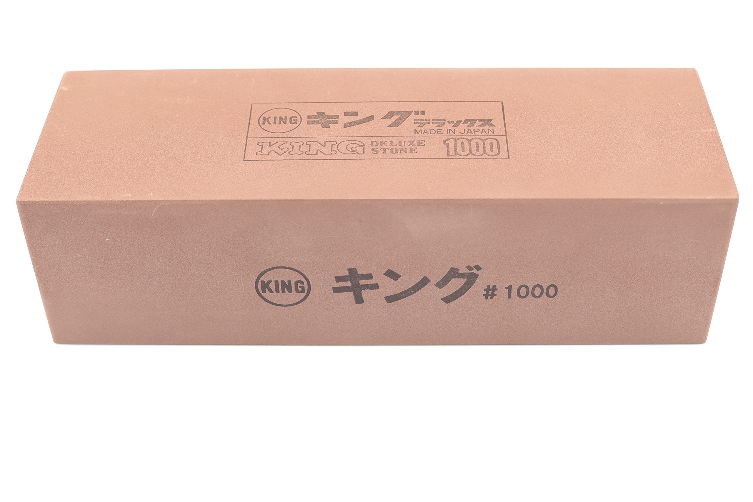 Piedra de afilar japonesa gruesa King No.1000W grano #1000 mantenimiento hoja Cuchillos de cocina Herramientas de bricolaje y jardinería fabricadas en Japón