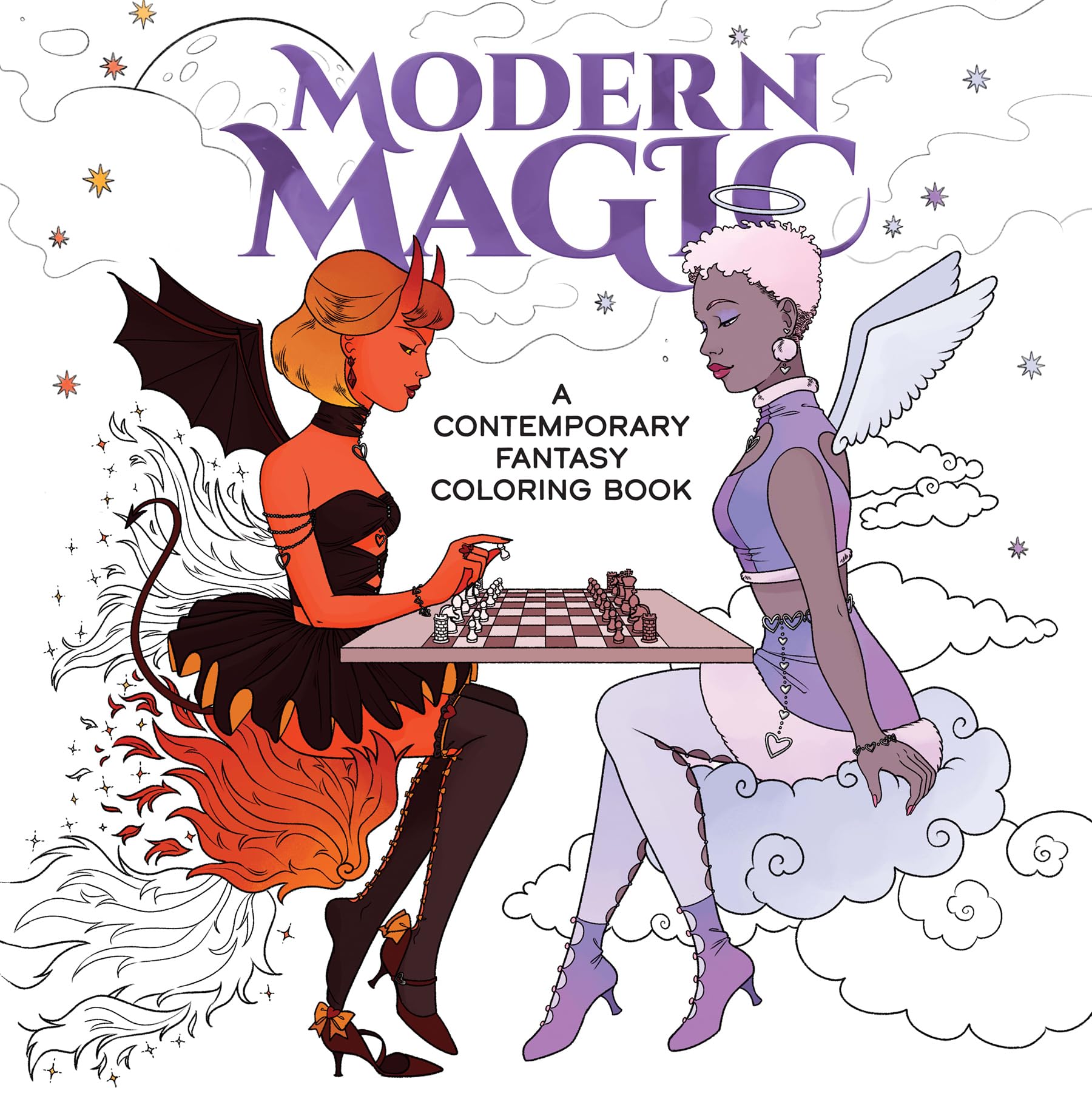 Modern Magic: A Contemporary Fantasy Coloring Book (Adult Coloring)