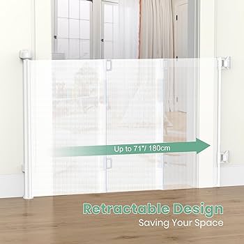 amama　BK Amazon.com: Retractable Baby Gate Perma Child Safety 33