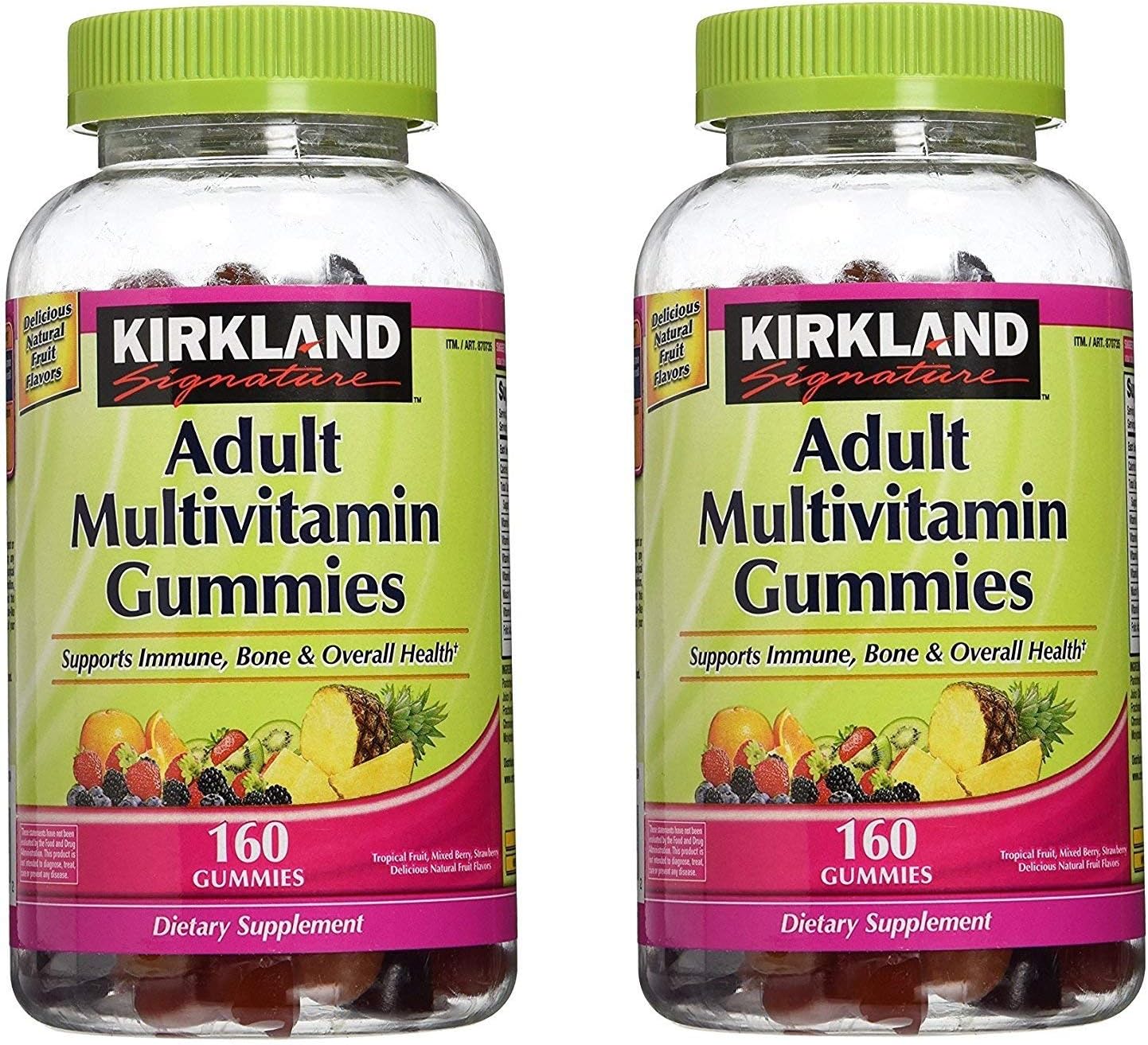 Kirkland Signature Adult Multi Gummies, 320 ct, 2 pk