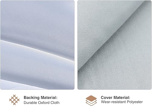 Miniatura 5 de REDCAMP XL colchoneta de catre para acampar, suave y cómodo de algodón grueso para dormir, 75 "x29", gris y azul marino