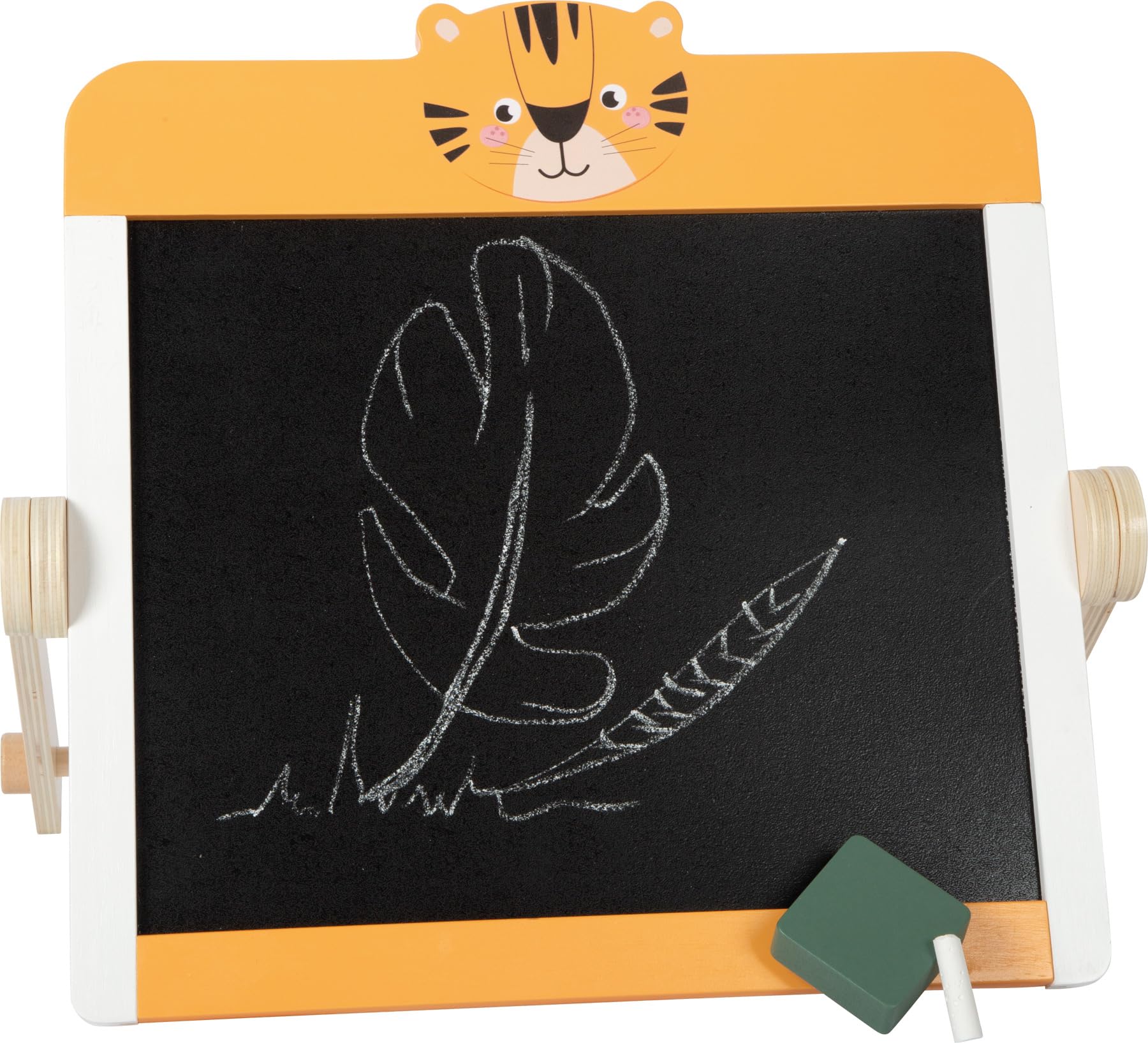 small foot Tableau à craies et tableau blanc « Safari », certifié FSC® 100%, à partir de 4 ans, 12736