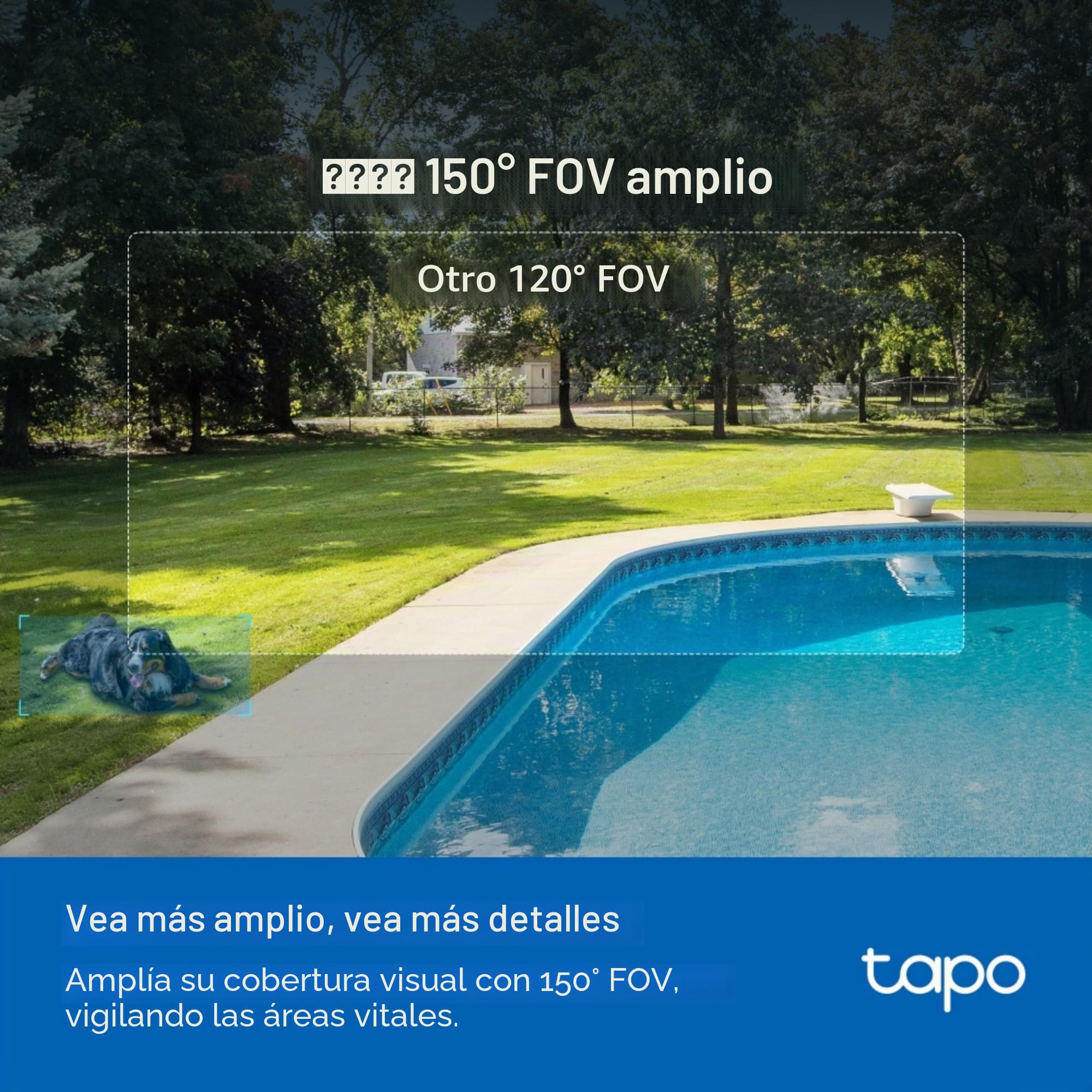 Tapo C425 Kit 2K 4MP QHD Batería Solar Cámara de Seguridad Exterior Inalámbrica, 150° Súper Amplio FOV, Visión Nocturna a Color, Sin Cuota Mensual, Detección IA, Conversación Bidireccional, IP66
