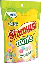 Starburst Sours Minis Fruit Chews Candy Bag, 8.0 Oz