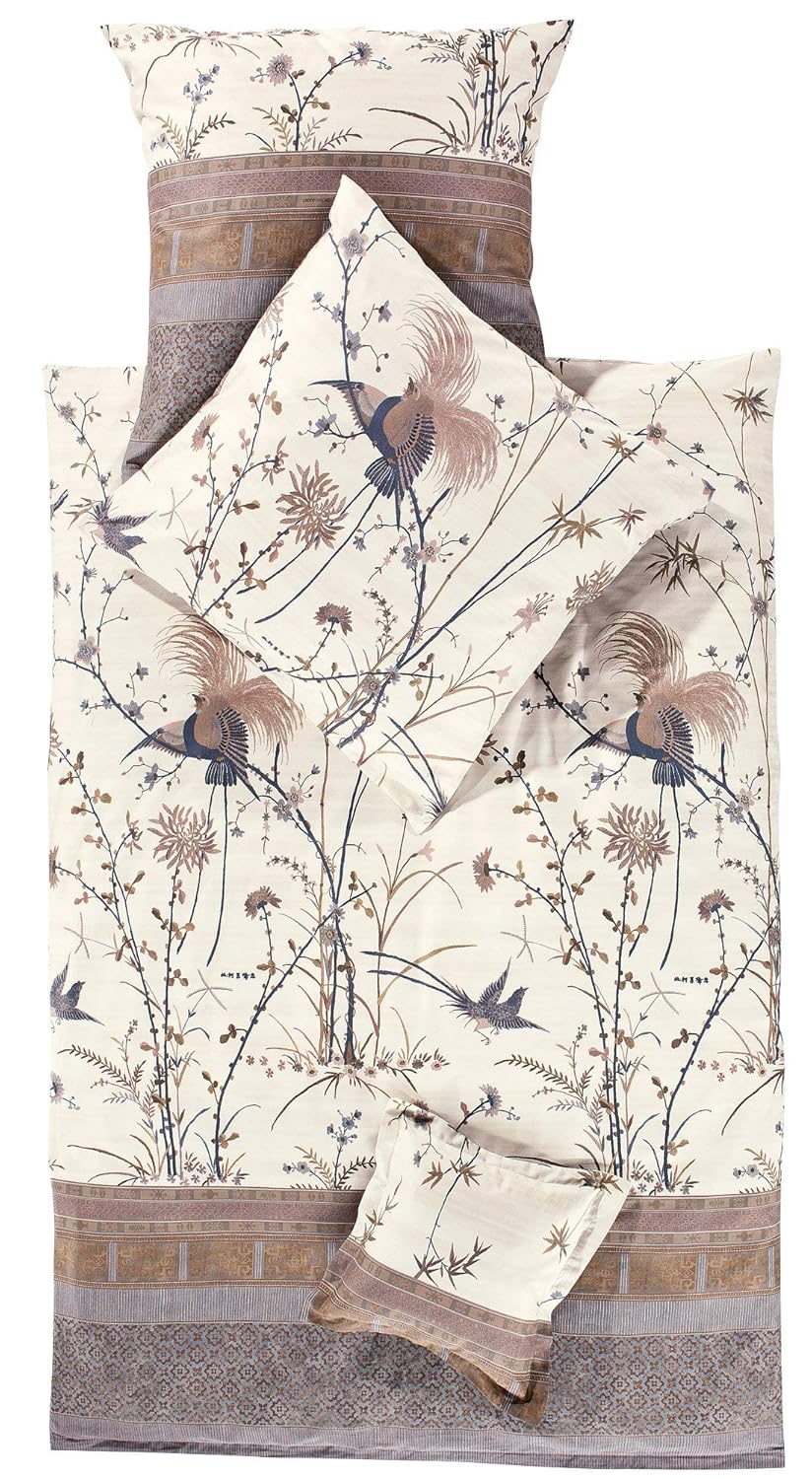 Bassetti Fong V8 Bettwäsche, Satin, Mehrfarbig, 220x155x0.5 cm