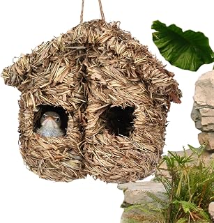 Artificial Bird Nest - Realistic Artificial House for Parrots Outdoors, Nests for Yard, Garden, Tree, Patio, House Yard for Sparrots, Parrots, Magpies, Birds Facynde