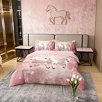 Vista 23 de Funda de edredón 100% algodón con diseño floral de margaritas, funda de edredón de flores hippie tamaño individual para decoración de dormitorio