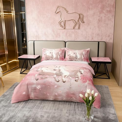 Miniatura 23 de Funda de edredón 100% algodón con diseño floral de margaritas, funda de edredón de flores hippie tamaño individual para decoración de dormitorio de