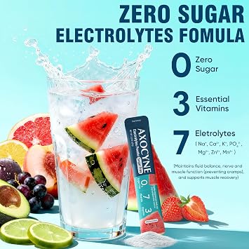 24Sticks Electrolytes Powder Packets Sugar Free Hydration Packets