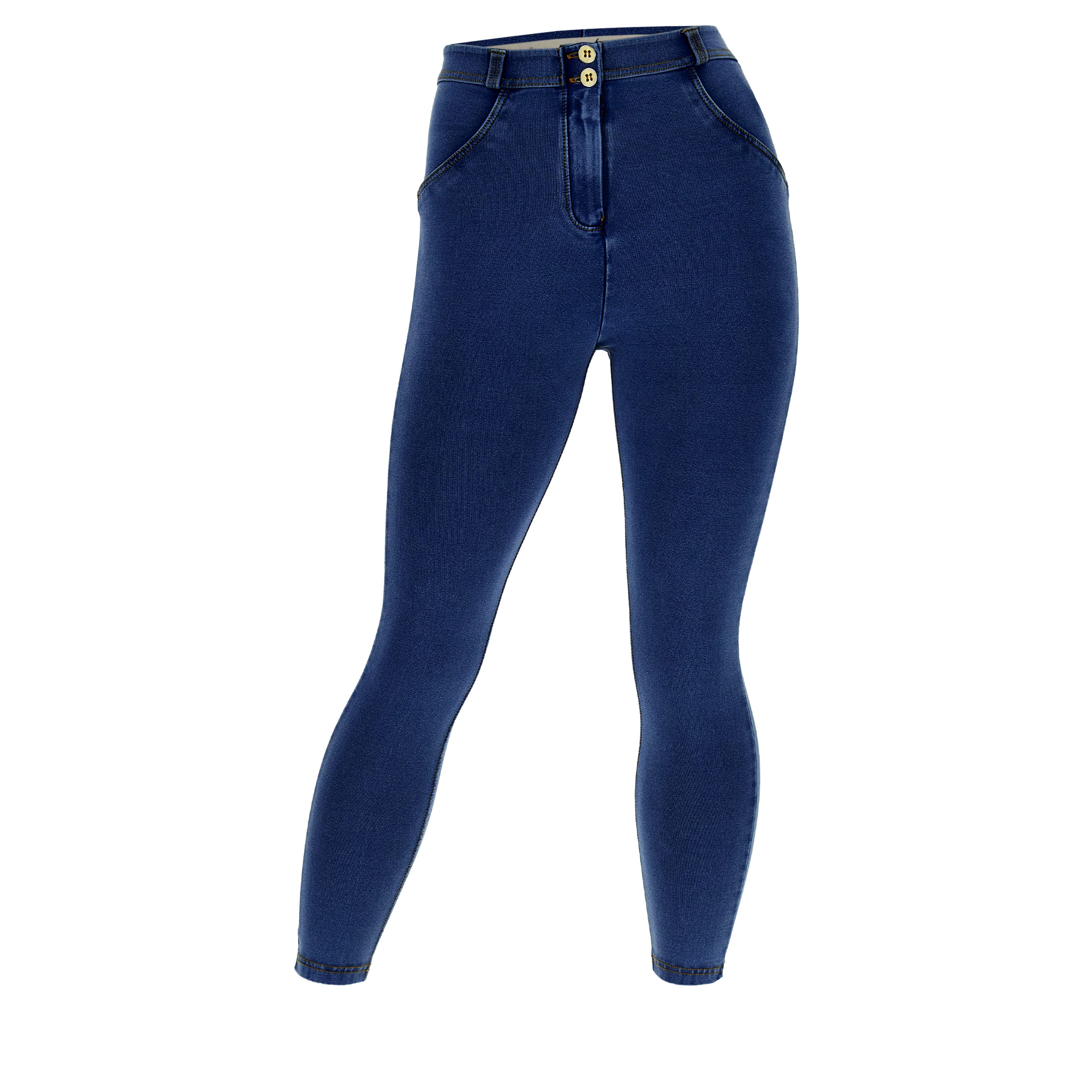 FREDDY - Jeggings Push Up WR.​up® 7/​8 Curvy con Gamba Superskinny, Denim Scuro, Large