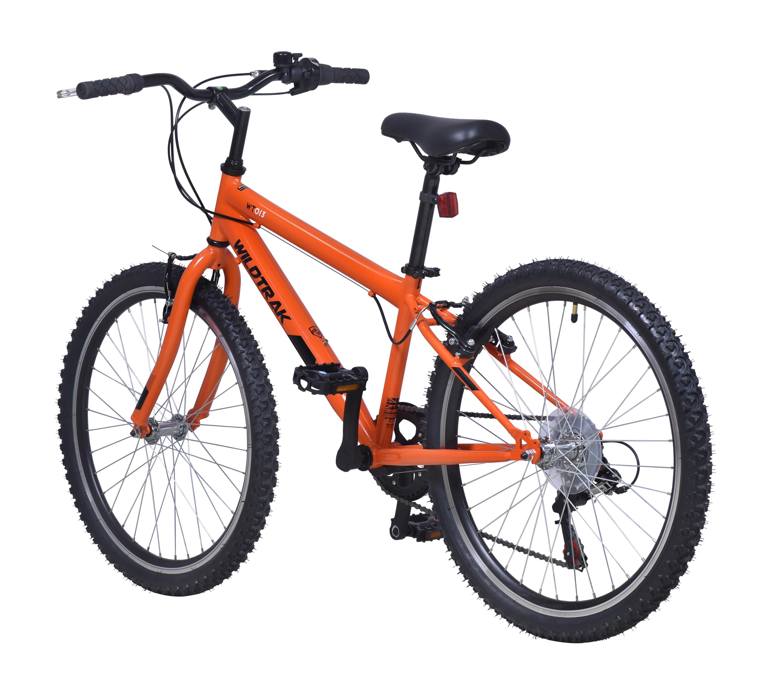 Wildtrak - 24 Zoll Fahrrad für Kinder, Alter 9-11 Jahre, verstellbare Bremsen - Orange