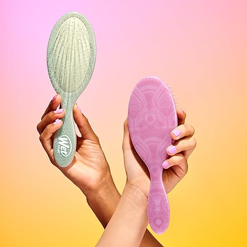 Miniatura 6 de Wet Brush Cepillo desenredante original, morado (romance recuperado), cepillo desenredante con cerdas suaves y flexibles, cepillo desenredante para