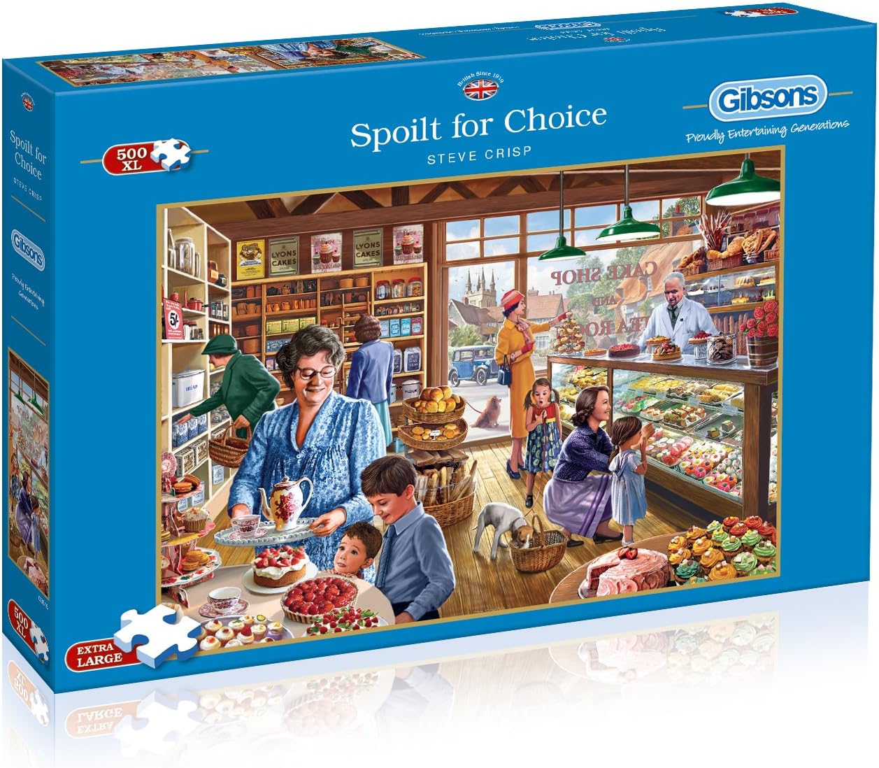 Gibsons Spoilt for Choice Jigsaw Puzzle (500Piece, Blue) Amazon.co