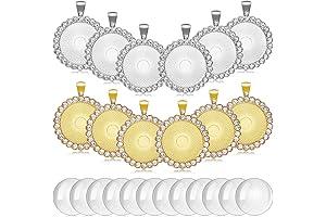 Gold and Sliver Rhinestone Diamond Pendant Trays