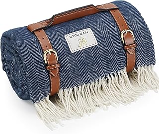 G GOOD GAIN Waterproof Picnic Blankets- Extra Large Outdoor Blanket Fold...