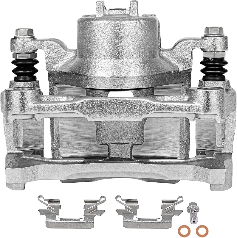 Pinça de freio dianteira esquerda SCITOO com suporte para Nissan Altima e Leaf – 1 unidade
