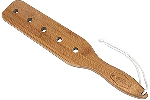 Bamboo Paddle for Spanks - Durable 14" Wooden Paddle with Perfect Grip and Smooth Surface