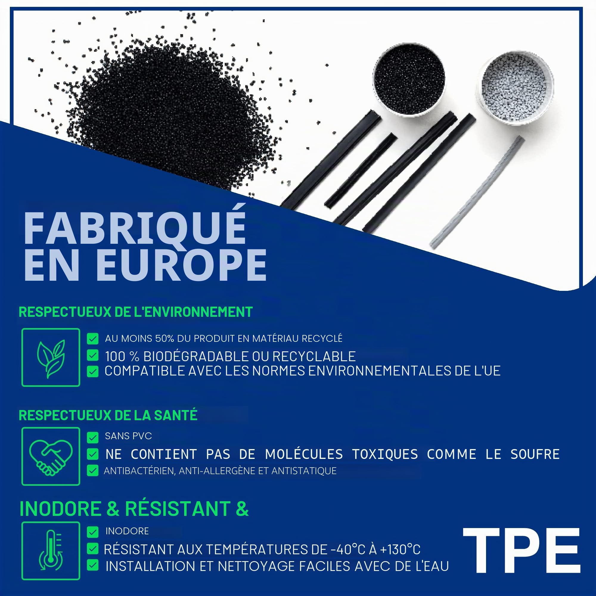 ELMASLINE Bac de coffre pour VW ID.4 (ID4) à partir de 2020 | Bord extra haut de 5 cm | Tapis de coffre en caoutchouc 3D