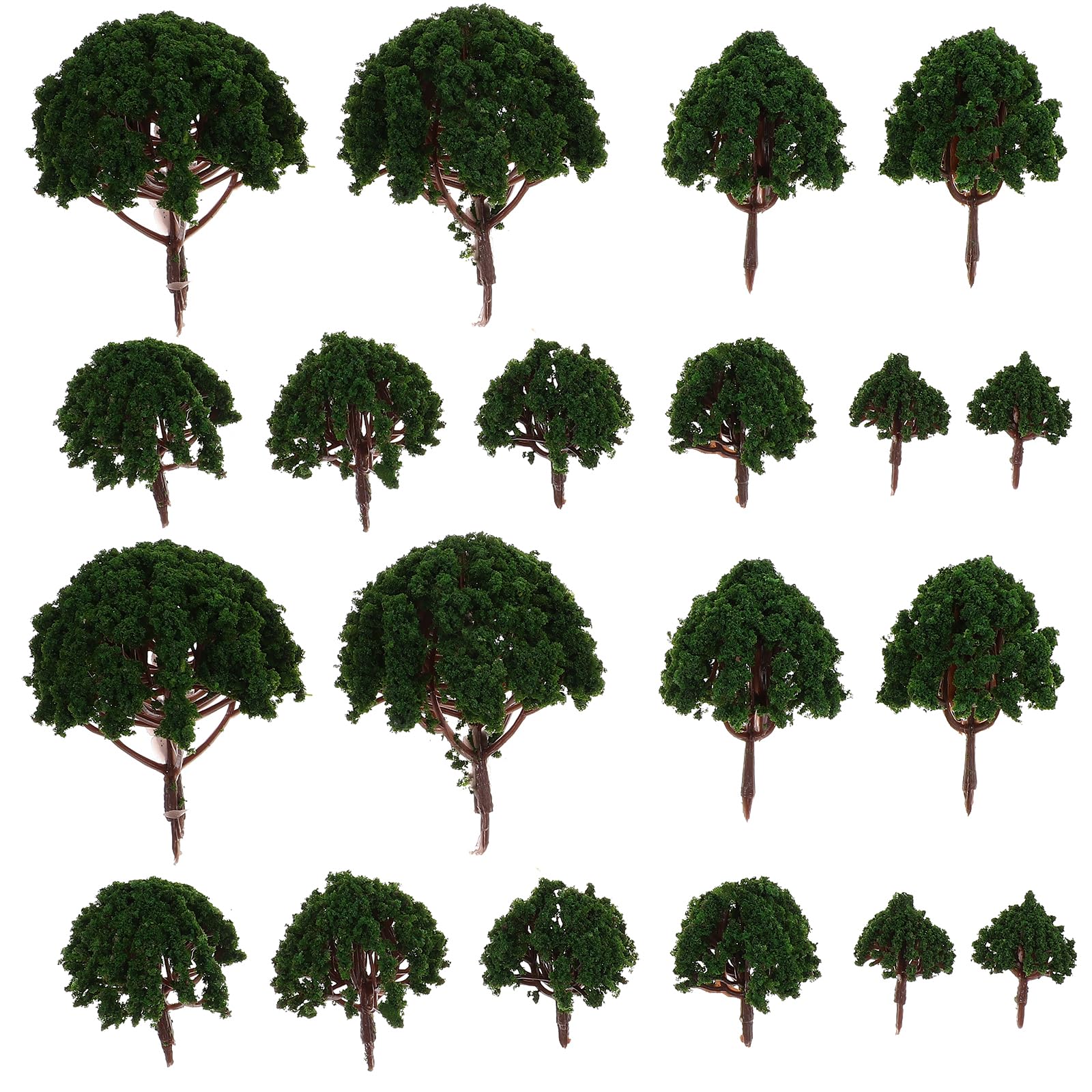 DOITOOL Model Trees Rainforest Diorama Supplies 20Pcs Scale Trees ...