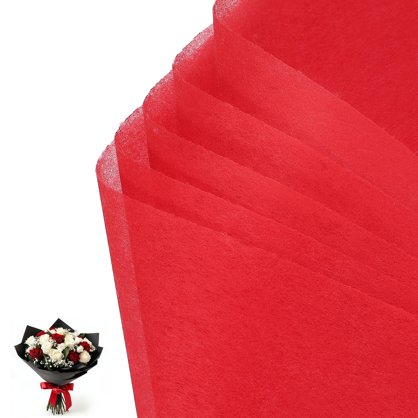 PATIKIL 20 arkuszy papieru do pakowania kwiatów bawełnianych, wodoodporny papier do bukietu kwiatowego koreański papier do bukietu kwiatowego DIY rzemiosło ślubne