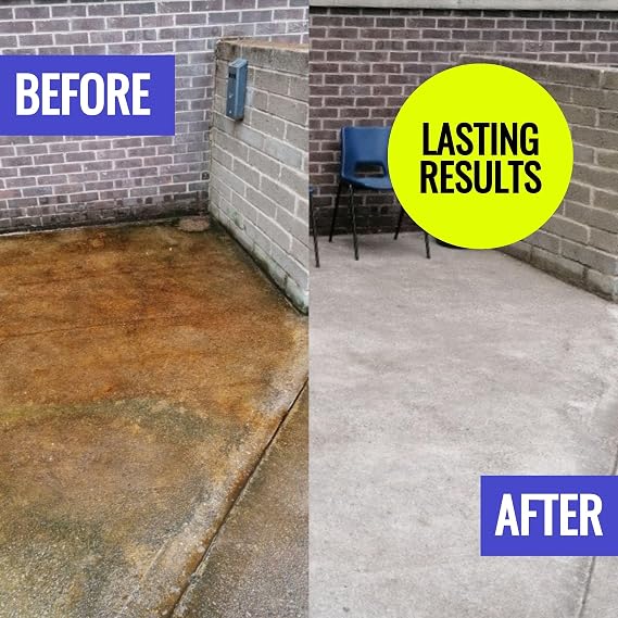 Liquipak BAC 50 2x5L Benzalkonium Chloride Concentrated 10L – ideal for roof cleaning, soft washing, patios, decking, driveways & outdoor surfaces with lasting results.