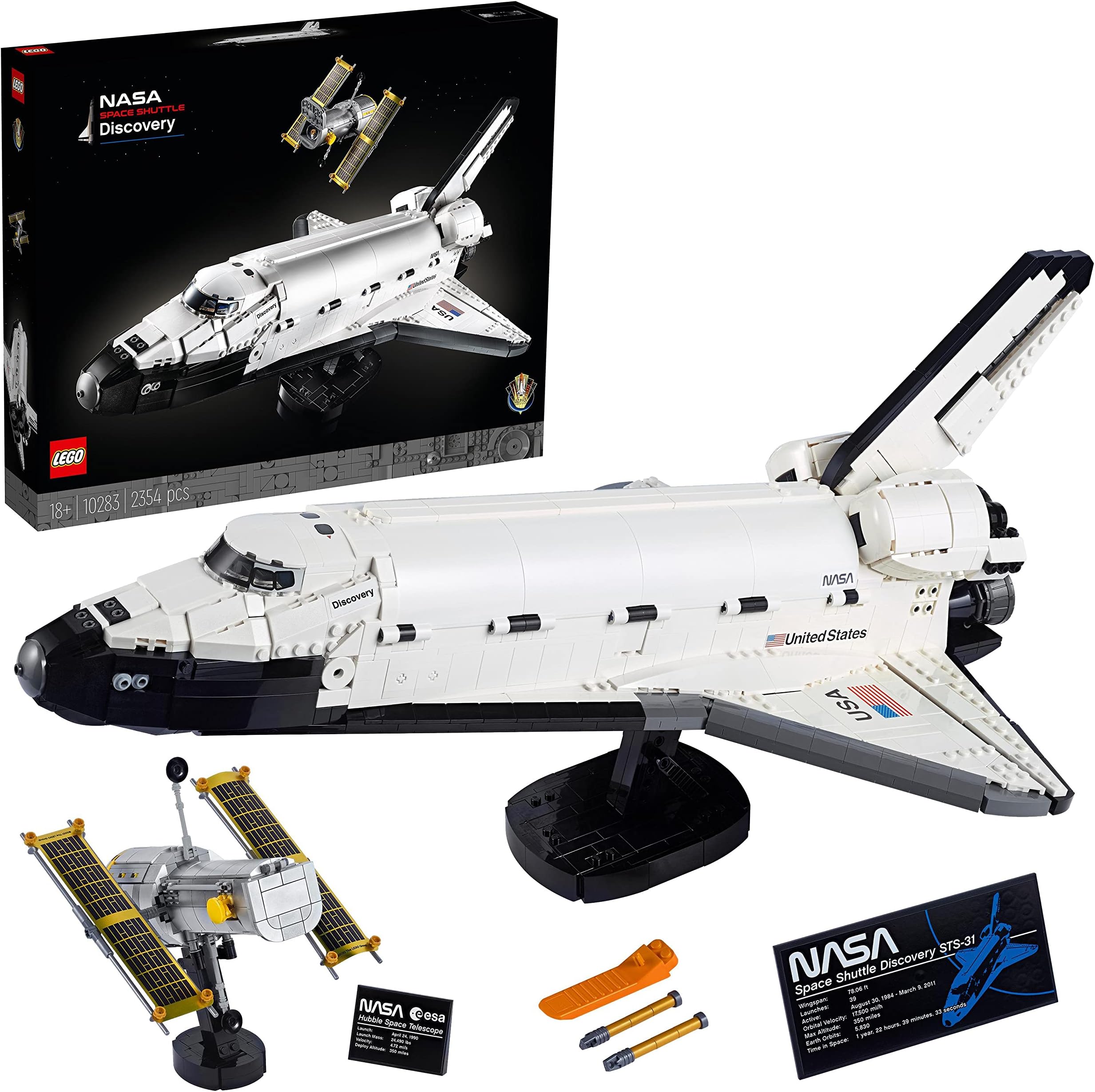 LEGO NASA Space Shuttle Discovery 10283 Building Kit (2,354 Pcs)