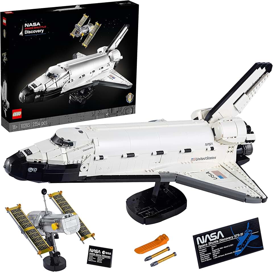 Icons NASA Space Shuttle Discovery Model Building Set for Ad