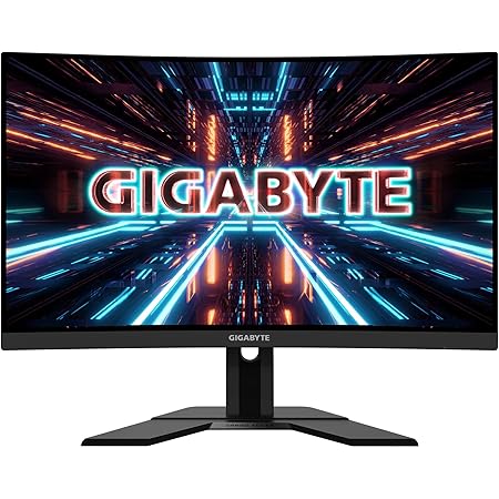 GIGABYTE G27Fc 27 Inch (68.58 Cm) 165Hz Curved Gaming LCD Monitor, 1920 X 1080 Pixels Va 1500R Display, 1Ms (Mprt) Response Time, 90% Dci-P3, Freesync Premium, G-Sync Compatible Ready, Black
