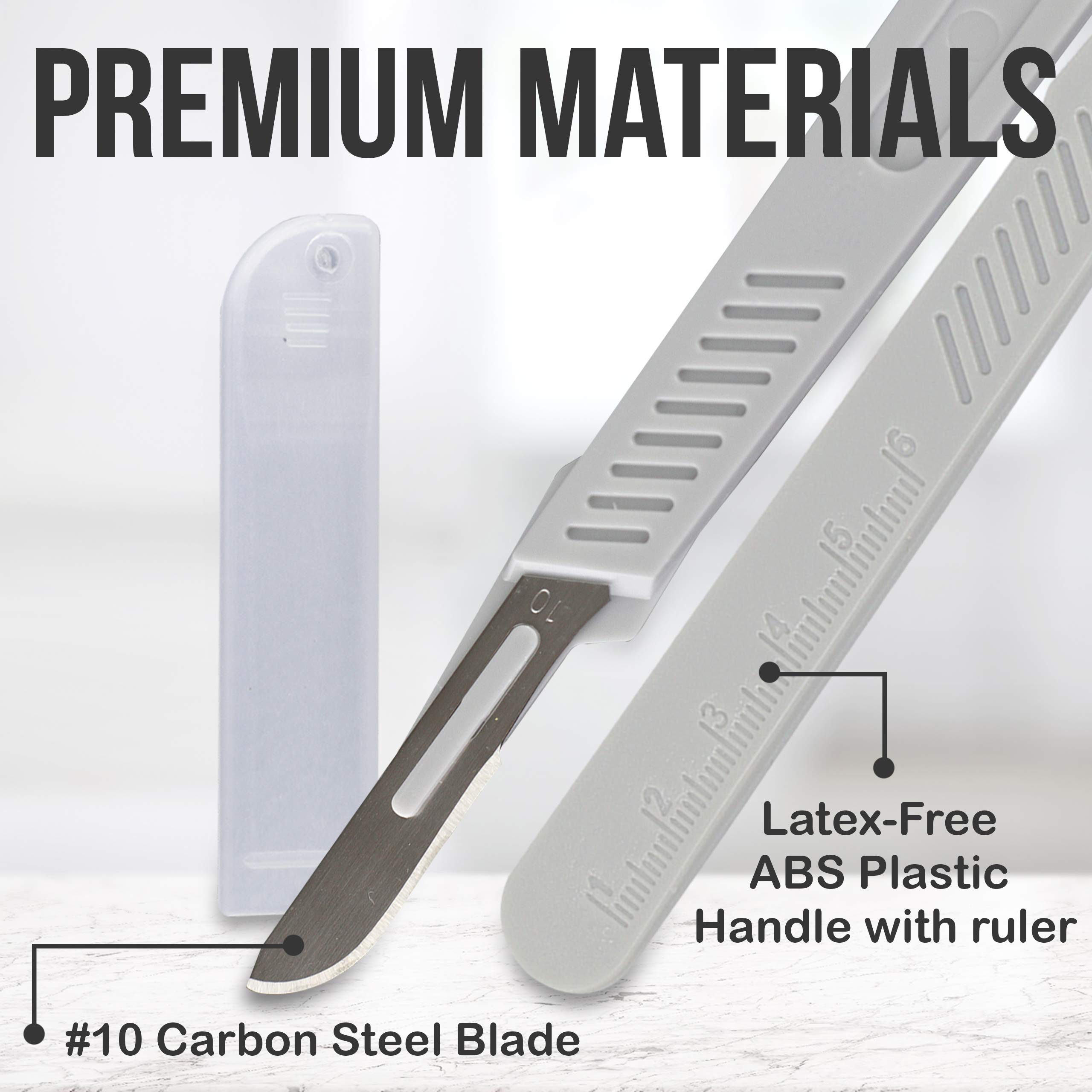 Buy JJ CARE Disposable Scalpel Knife 10 Dermaplaning Blades, Sterile