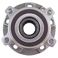 Vista 166 de TRQ Juego de 2 rodamientos de rueda trasera y conjunto de cubo con sensor ABS compatible con Ford Transit Connect 2014-2018