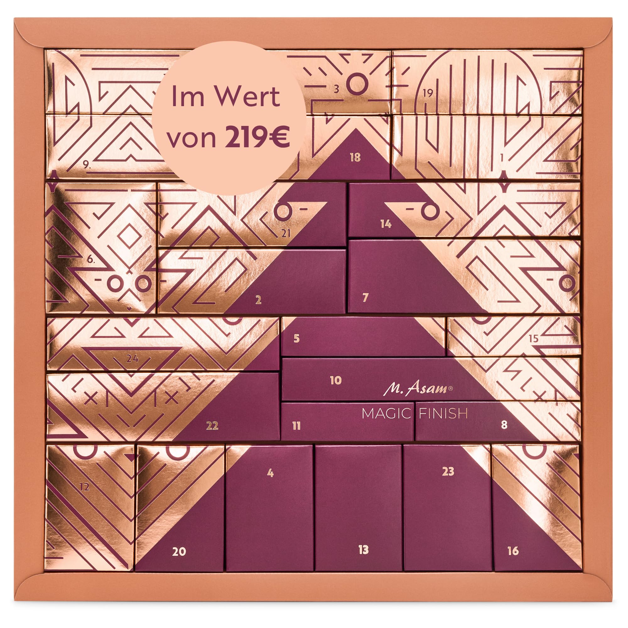 M. Asam Magic Finish Adventskalender 2026 (24-teilig) | Adventskalender Beauty Mit 24 Beauty Produkte, Make Up Set, Beauty Box Adventskalender Frauen Und Weihnachten Adventskalender