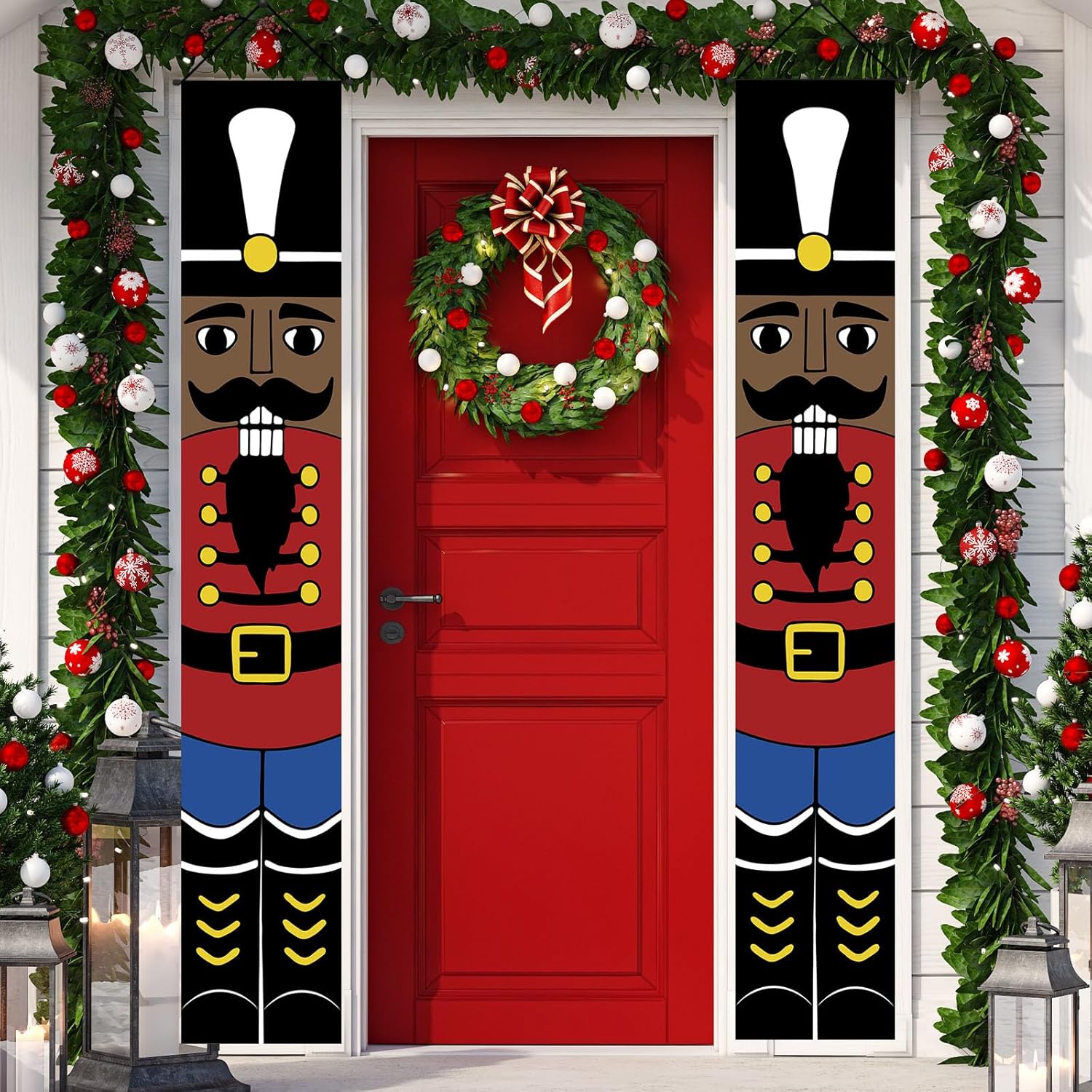 Black Nutcracker Christmas Decorations African American