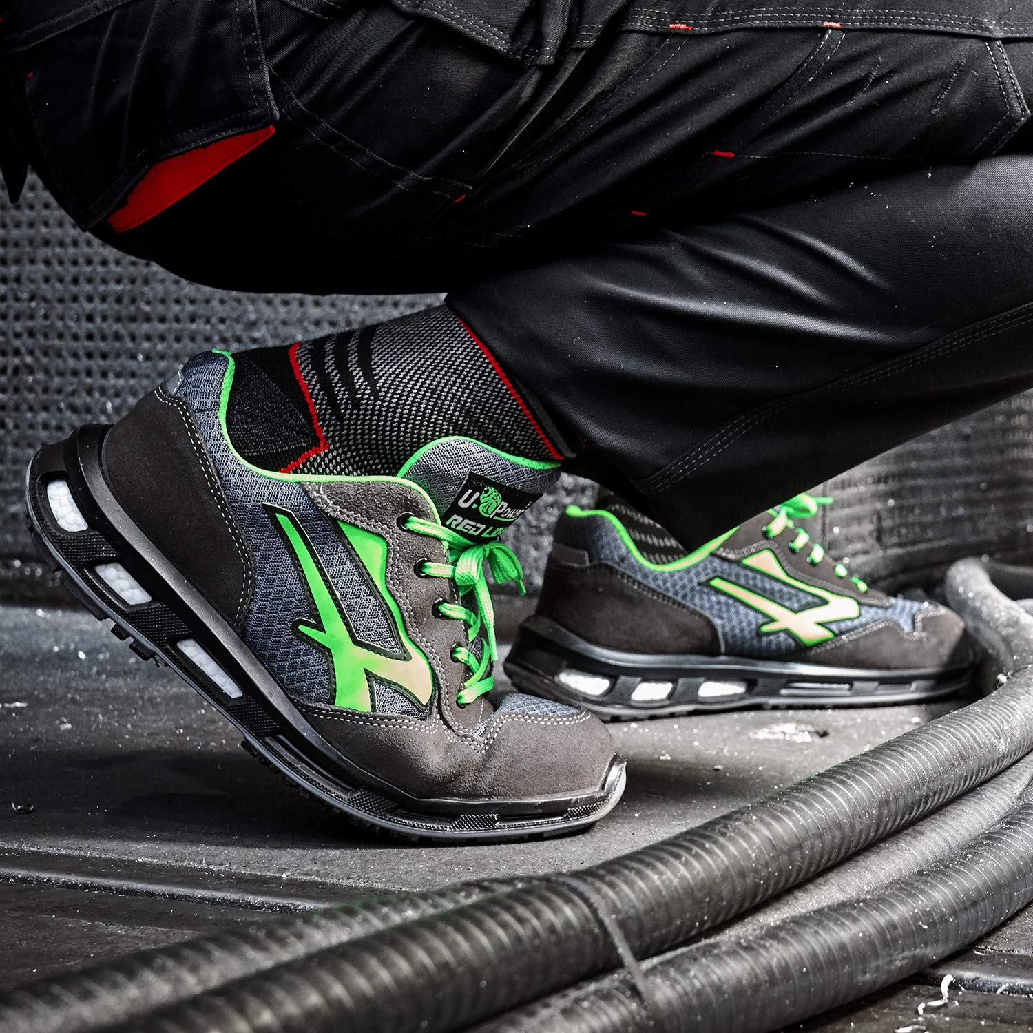 Image secondaire de Chaussures de Sécurité U-Power Red Lion Point - Légères et Flexibles en Cuir