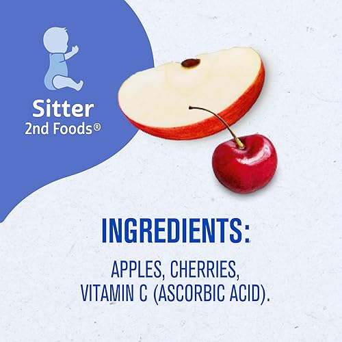 Vista 25 de Gerber 2nd Foods - Alimento para bebés, mezcla de puré de piña y pera, natural y sin OMG, tarros de 4 onzas, 2 paquetes con 8 unidades (16 unidades).