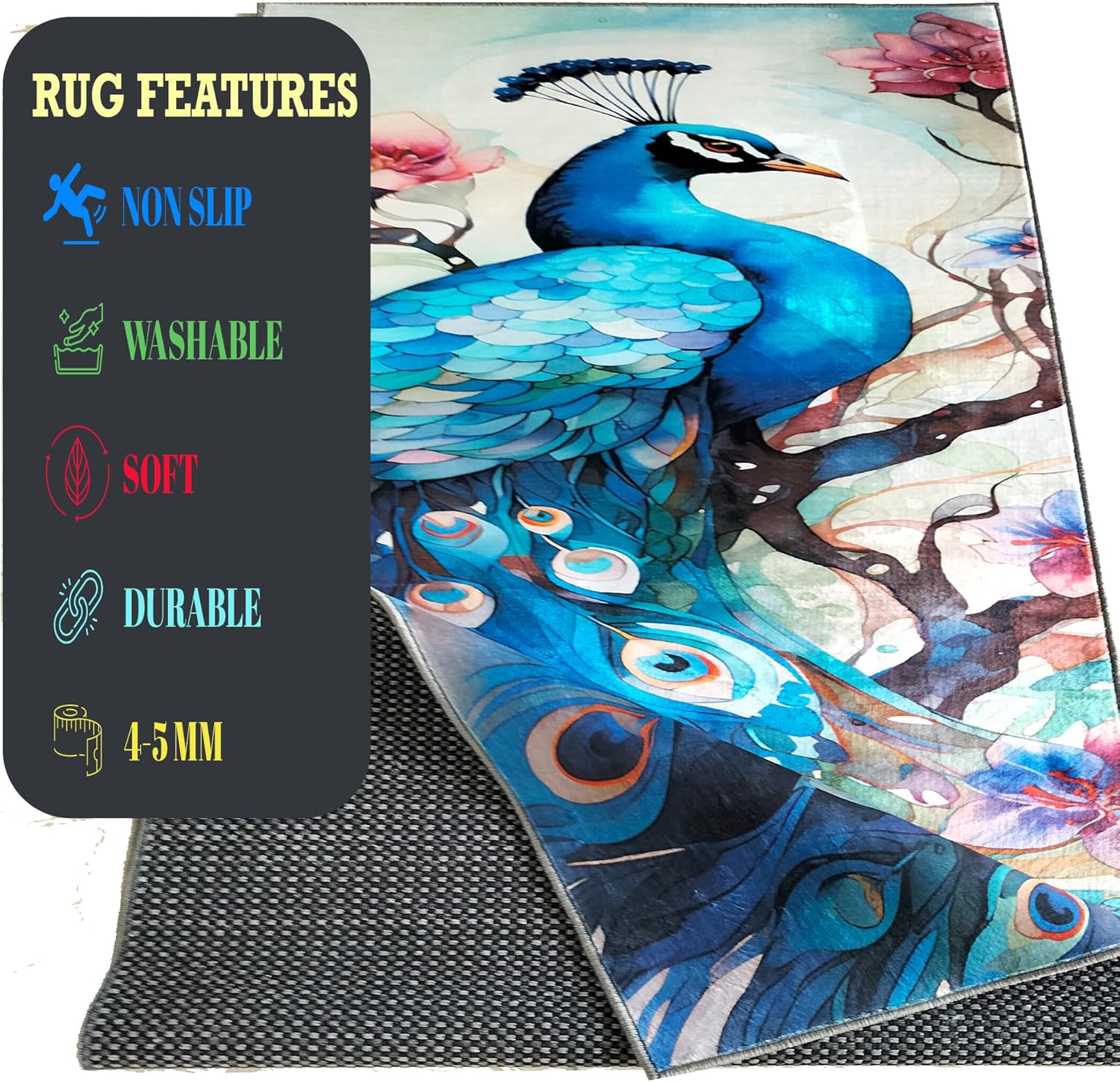 Dude Lebowski Living Room Oriental Style Area Rug TK53.0 1.9 x 2.6 ft =60x80cm