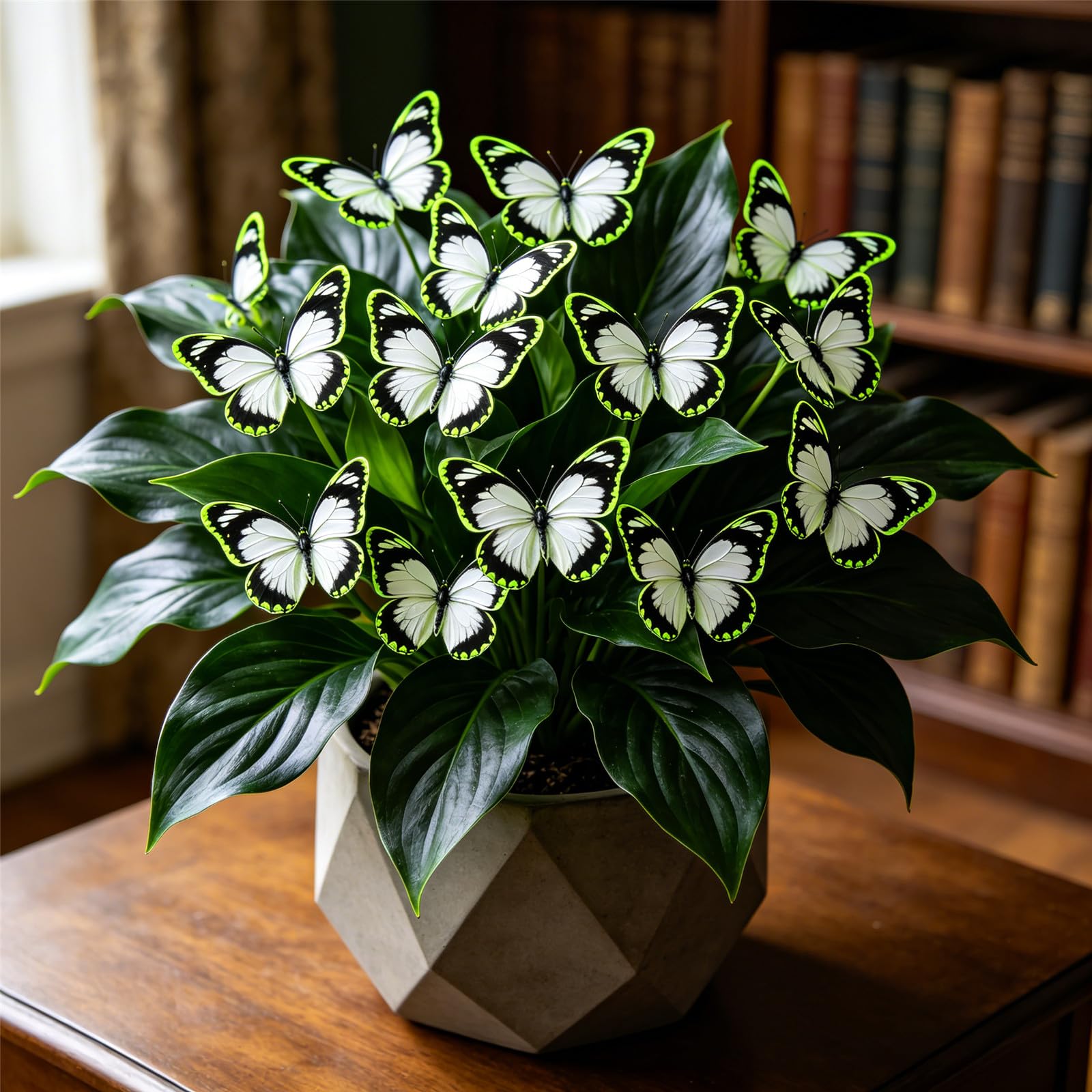 Butterfly Hosta Bulbs for Planting-Fast Growing,Vibrant Color,Excellent Display,Lovely Courtyard Accent-10bulbs-E