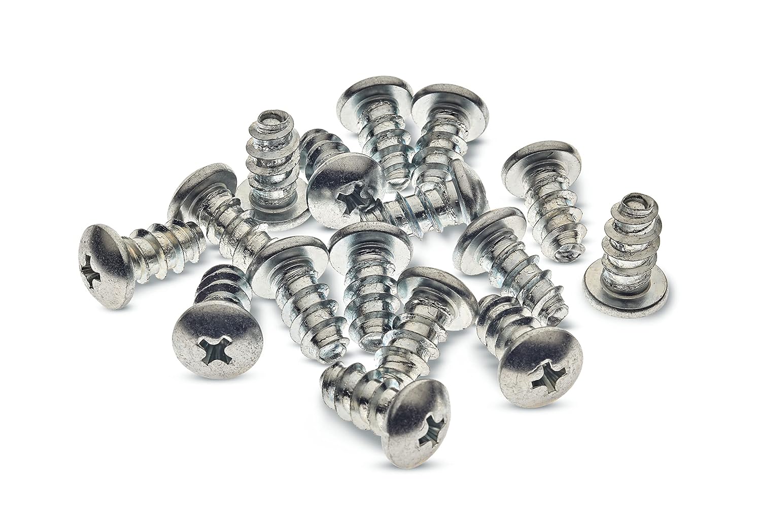 Triton Products 1/4'' DuraHook Pegboard Screws 50 Pack, Silver