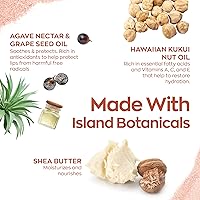 Vista 7 de Tratamiento labial de Hanalei, hecho con aceite de Kukui, manteca de karité, agave y aceite de semilla de uva para aliviar los labios secos
