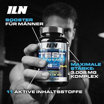 Test Xtreme Booster for Men - High Dose Formula - 240 Vegan Capsules