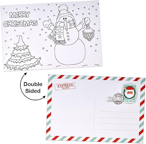 Miniatura 3 de Paquete de 50 tarjetas postales navideñas de 4 x 6 pulgadas, tarjetas de felicitación de Navidad para amigos, familia, niños, adultos, nietos,