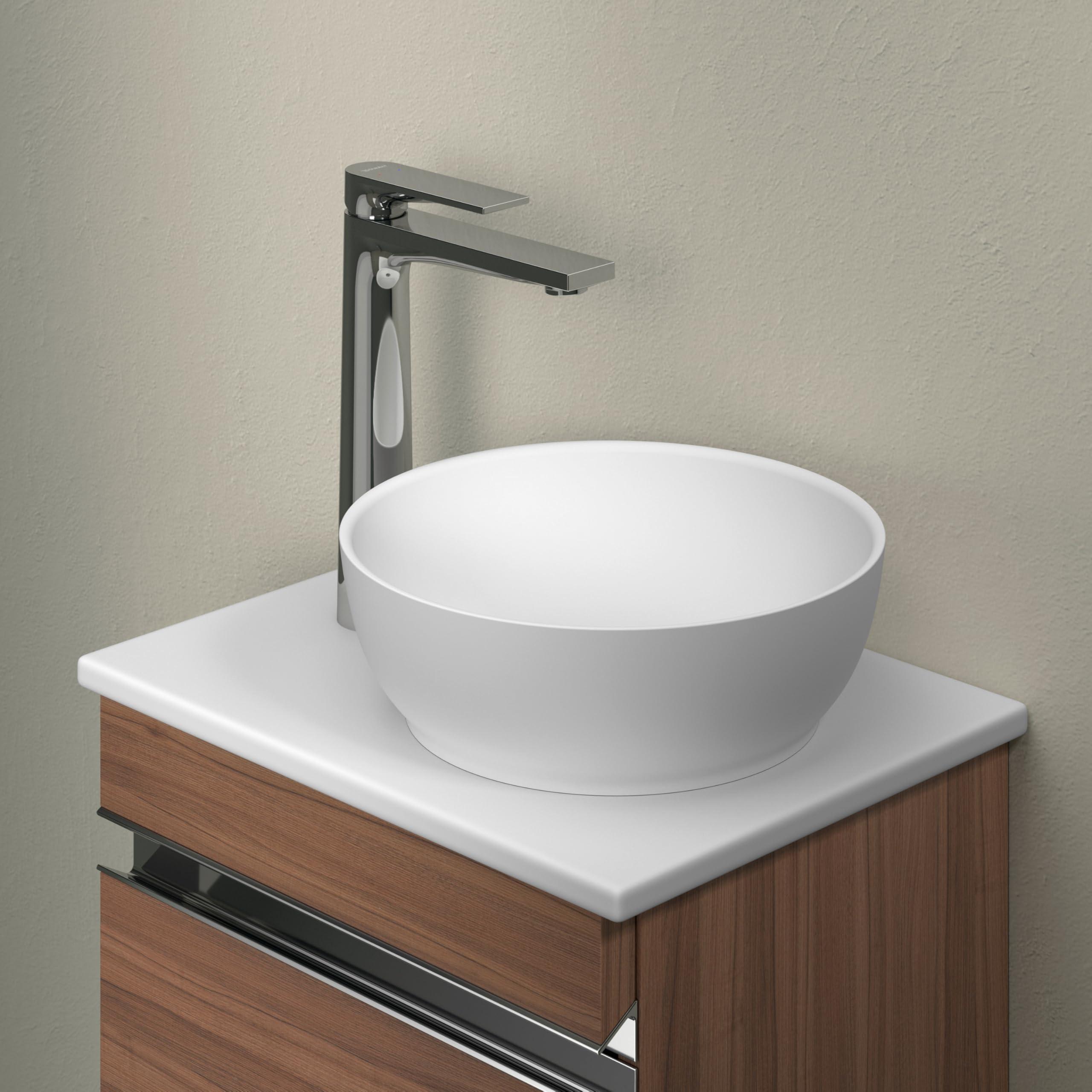 Duravit Sivida lavabo à poser, rond, 300x300mm, sans trou pour robinet, sans trop-plein, 2660023200, Couleur: blanc