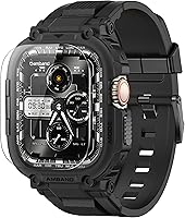 Vista 46 de amBand Bands - Funda protectora de pantalla compatible con Apple Watch Ultra 3/2/1 de 1.732 pulgadas, correa resistente M1 Sport Series y película