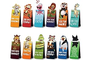 Cute Magnetic Dinosaur Bookmarks