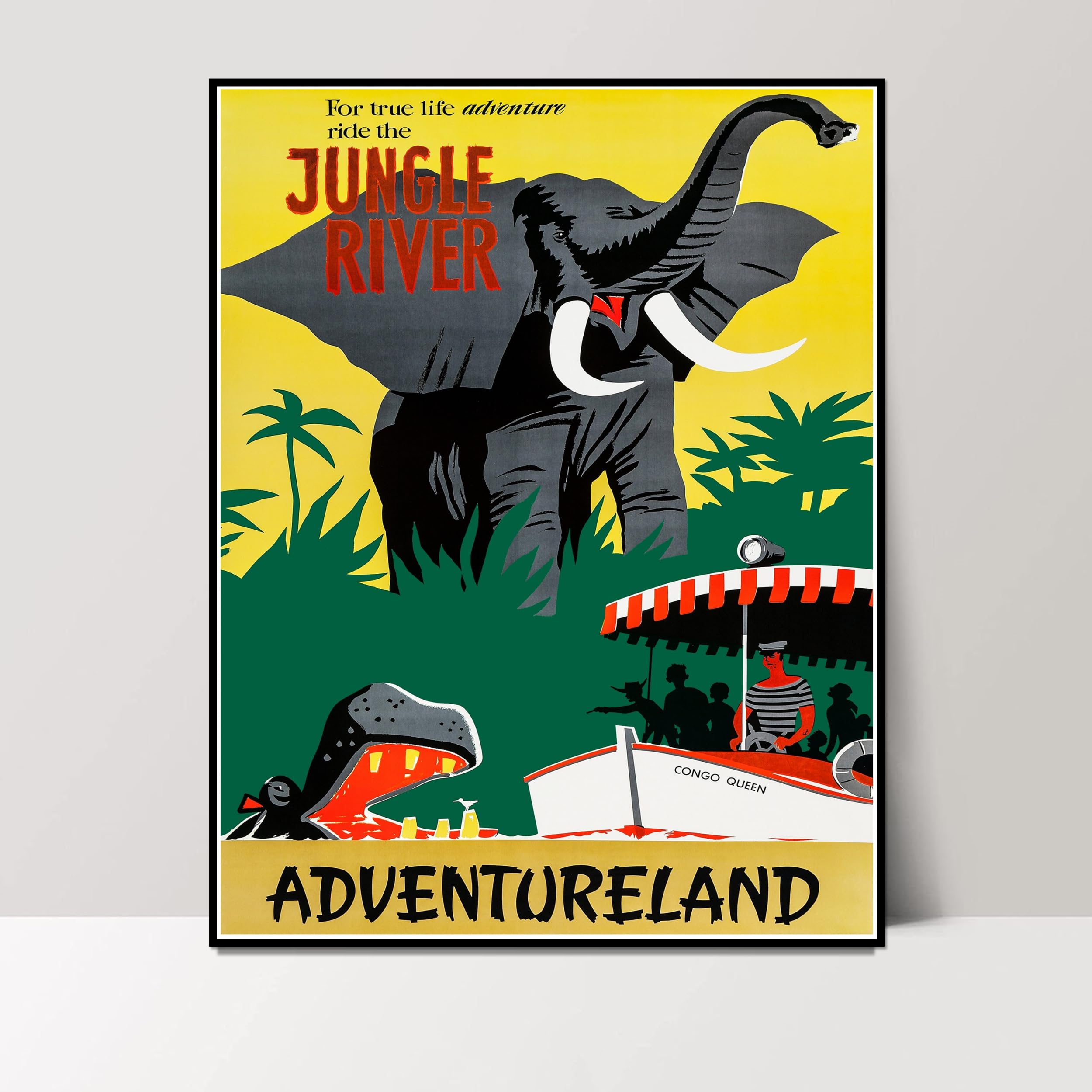 Amazon.com: Alyam Store Vintage Disneyland Posters - Unframed Set
