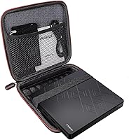 Vista 8 de Unidad externa de CD y DVD, grabadora de CD USB 3.0 con 2 puertos USB y 2 ranuras para tarjetas TF/SD, unidad de disco óptico para portátil Mac, PC